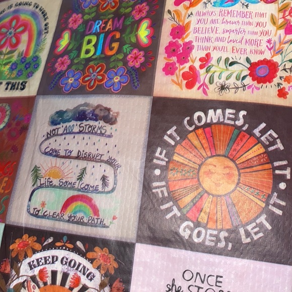 3/$15 NEW boho inspirational reusable bag - Picture 3 of 7